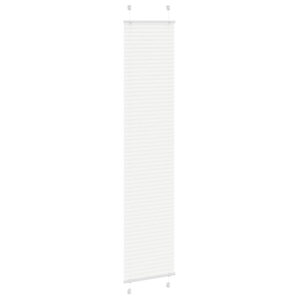 Plisirana roleta bijela 50x200 cm širina tkanine 49,4 cm