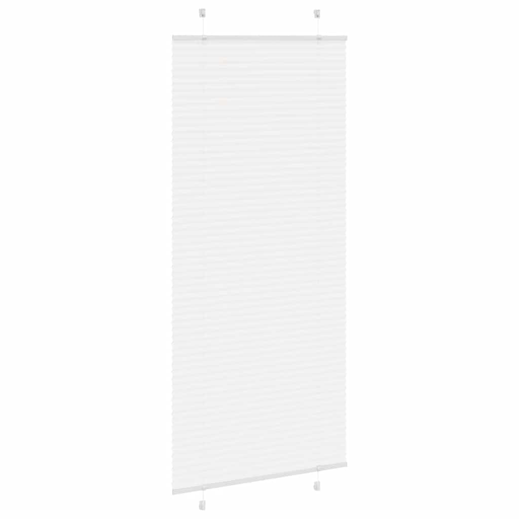 Plisirana roleta bijela 100x200 cm širina tkanine 99,4 cm