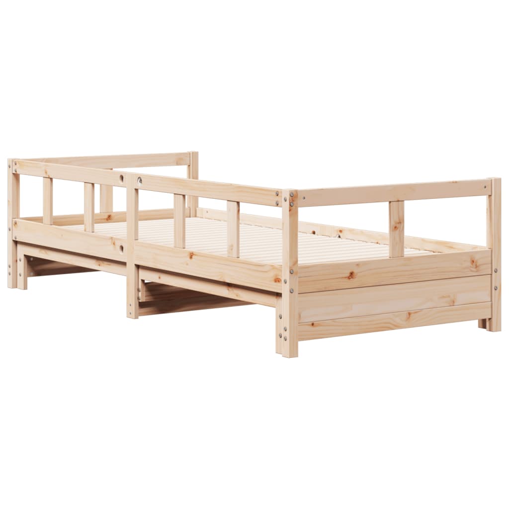 Dnevni krevet bez madraca 90 x 190 cm od masivne borovine