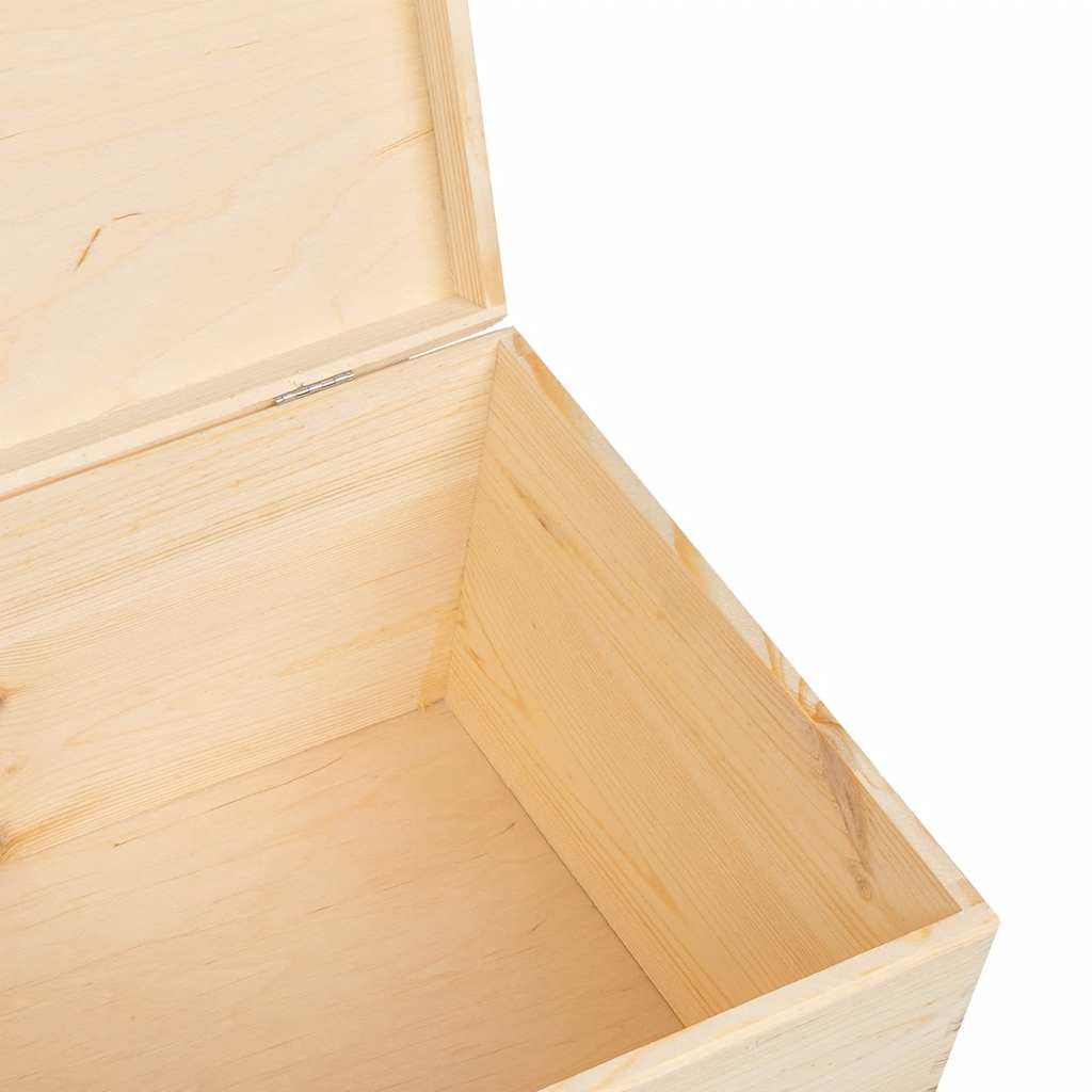 Drvena kutija s poklopcem 40x30x23 cm Puno drvo Bor