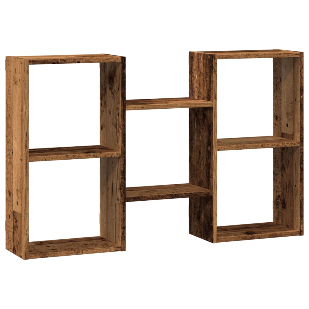 Zidna polica boja staro drvo 96x18x60 cm konstruirano drvo