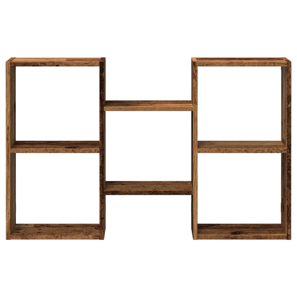 Zidna polica boja staro drvo 96x18x60 cm konstruirano drvo