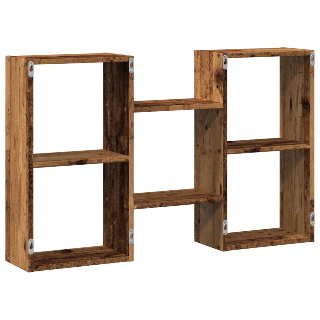 Zidna polica boja staro drvo 96x18x60 cm konstruirano drvo