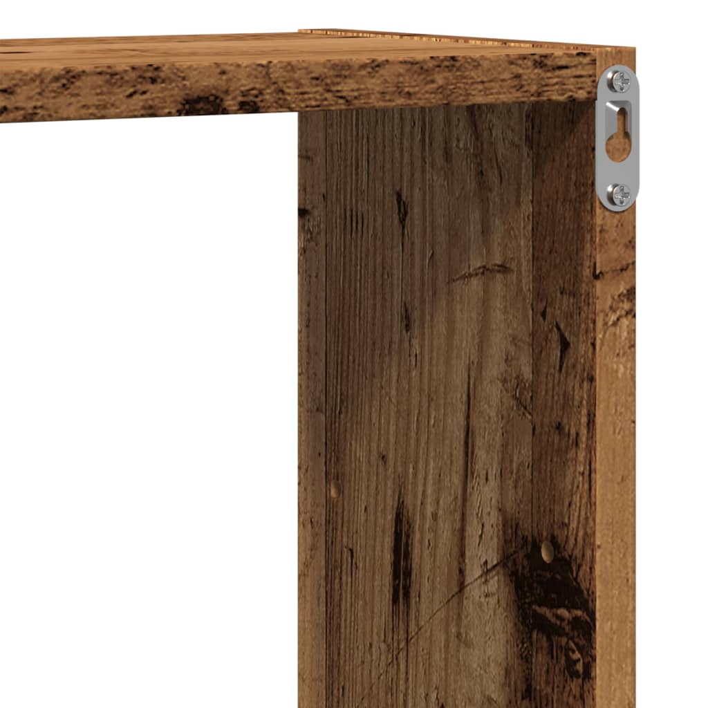 Zidna polica boja staro drvo 96x18x60 cm konstruirano drvo