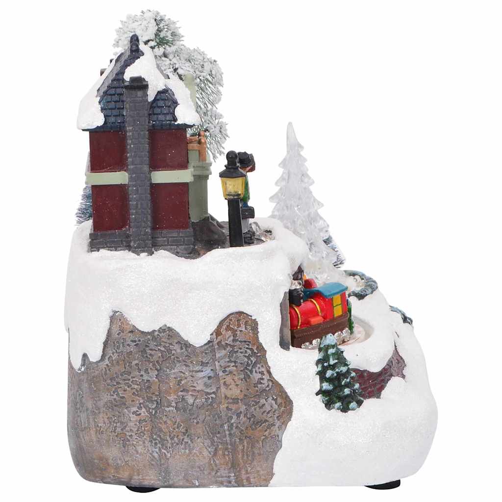 Božićni stol Šareni 23,5 x 16 x 18,5 cm Smola