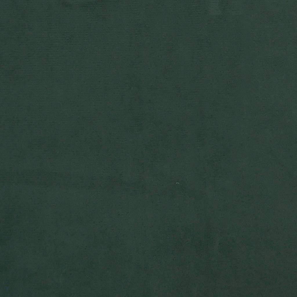 Madrac s oprugama srednje tvrdoće tamnozeleni 120x210x20 cm baršunasti