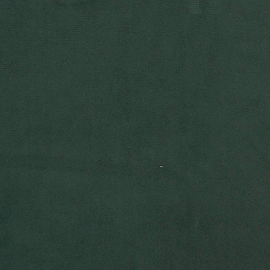 Madrac s oprugama srednje tvrdoće tamnozeleni 120x220x20 cm baršunasti
