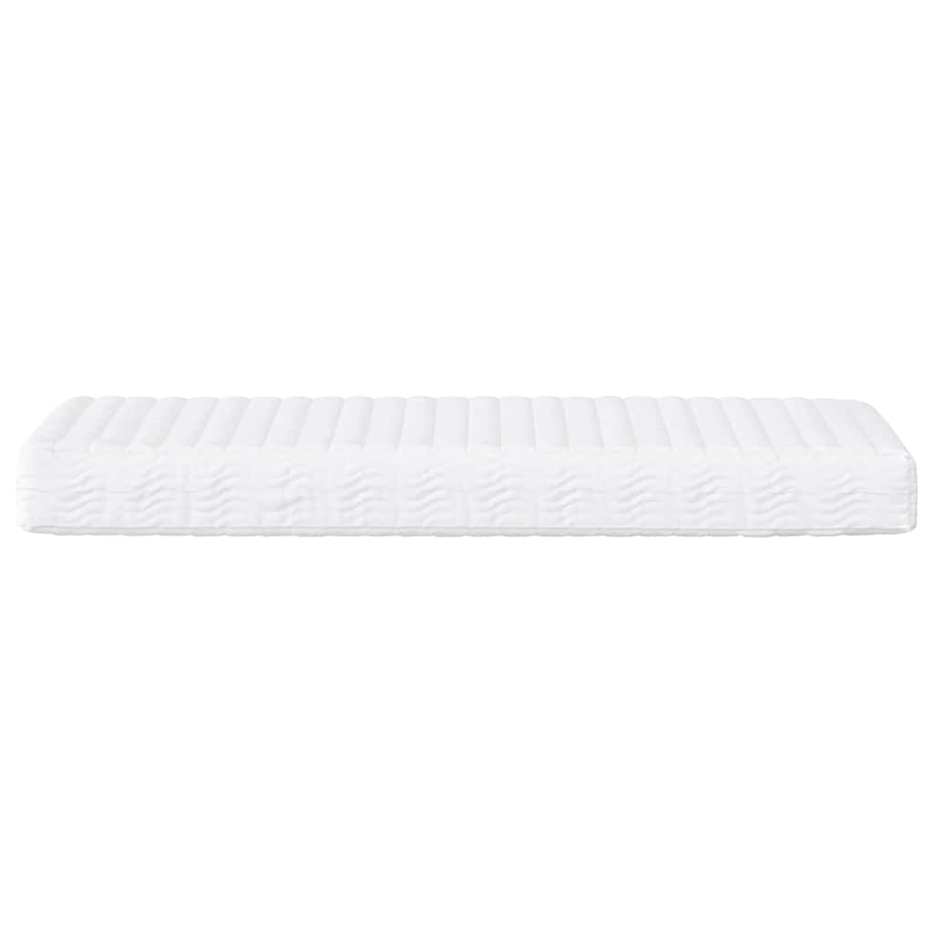 Madrac od pjene bijeli 90x220 cm tvrdoća H2 H3