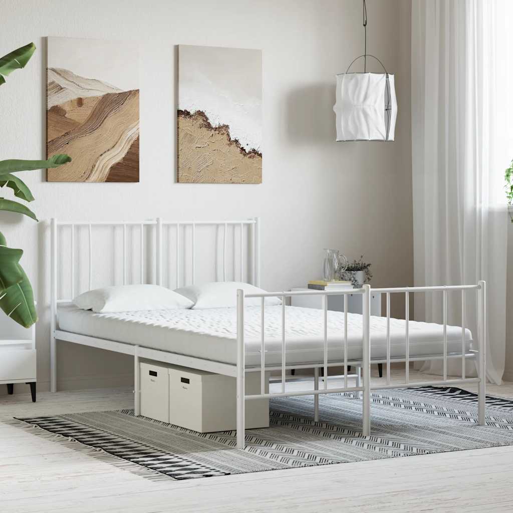 Madrac od pjene bijeli 120x220 cm 7 zona tvrdoća 20 ILD