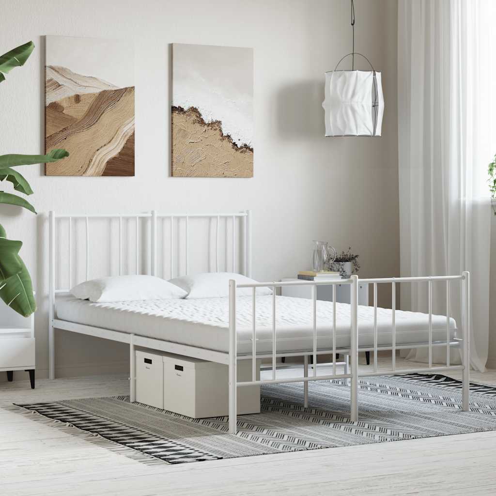Madrac od pjene bijeli 140x220 cm 7 zona tvrdoća 20 ILD