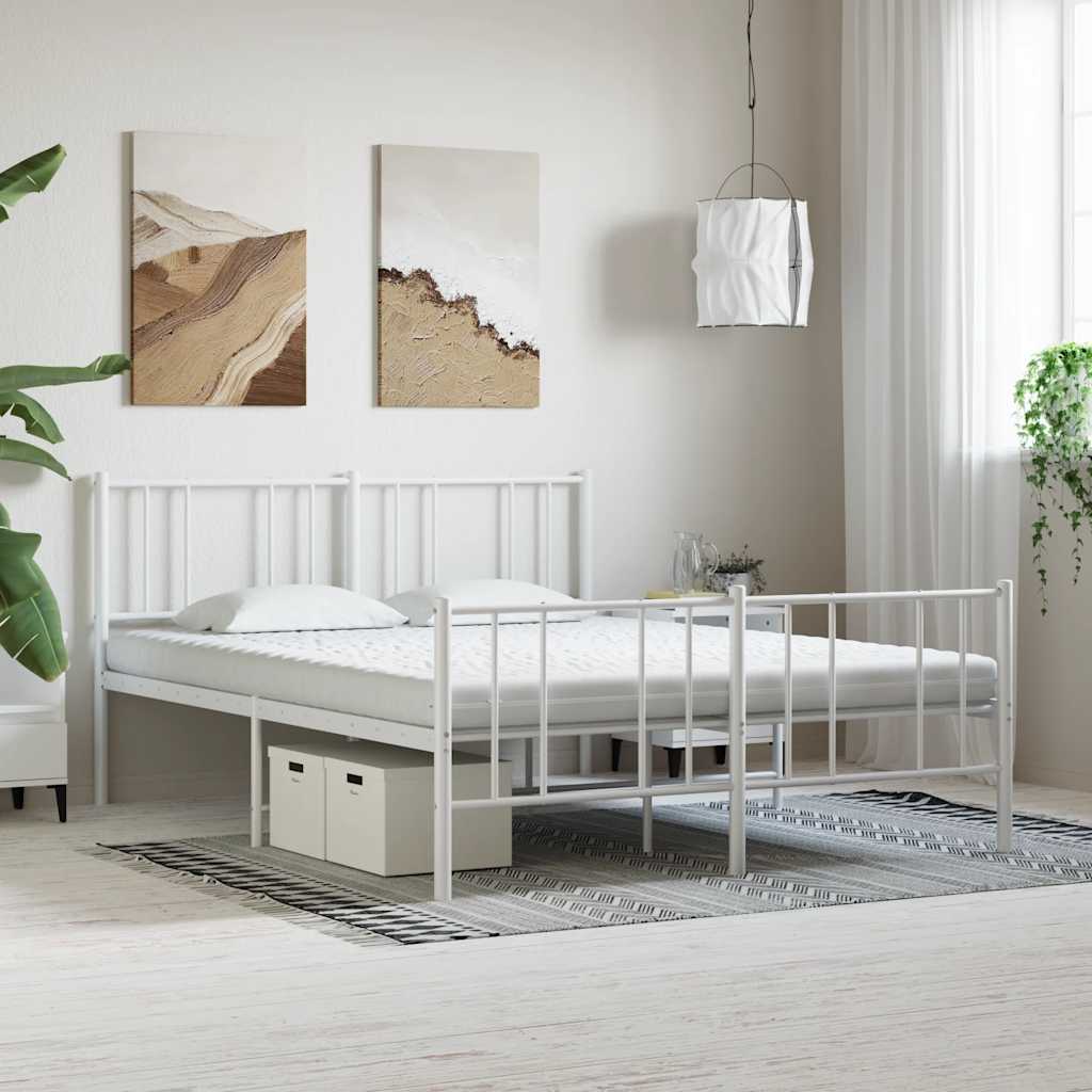 Madrac od pjene bijeli 160x220 cm 7 zona tvrdoća 20 ILD
