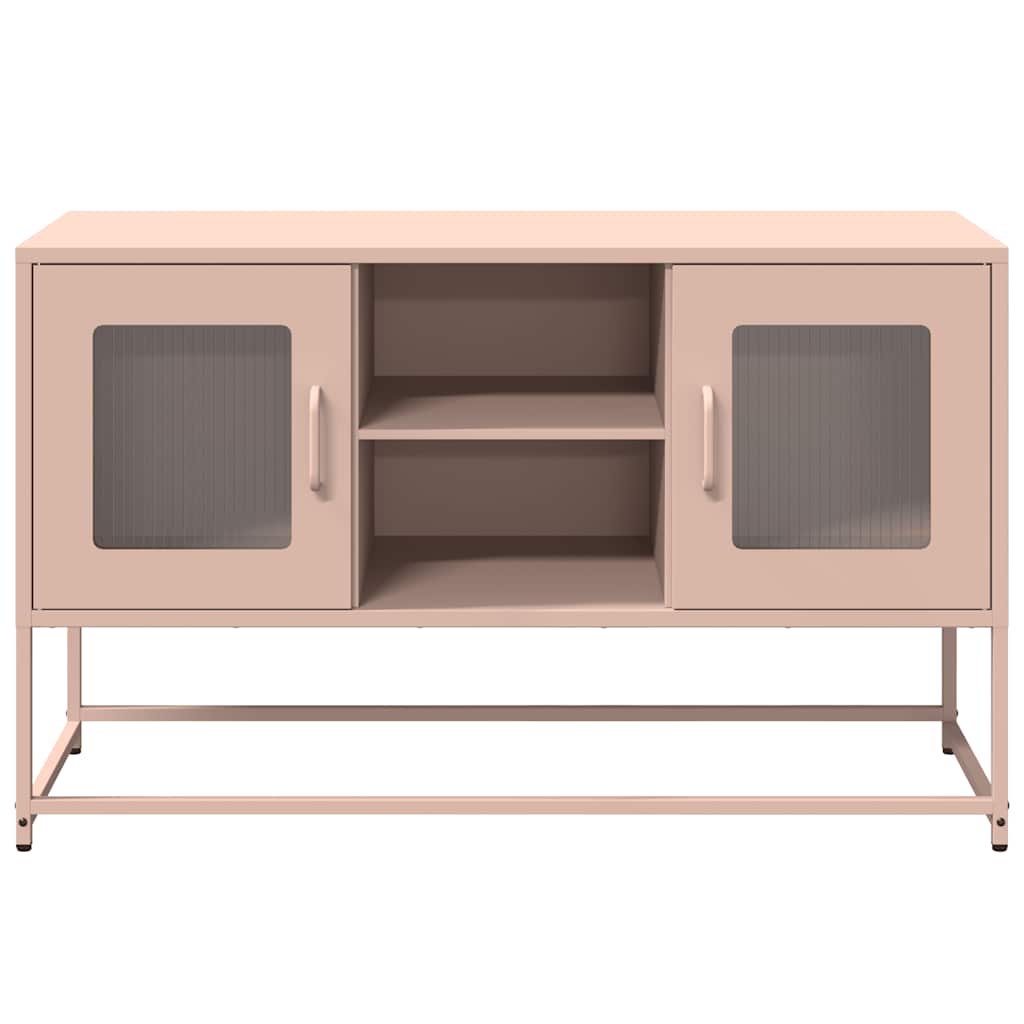 TV ormarić ružičasti 100,5x39x60,5 cm čelični