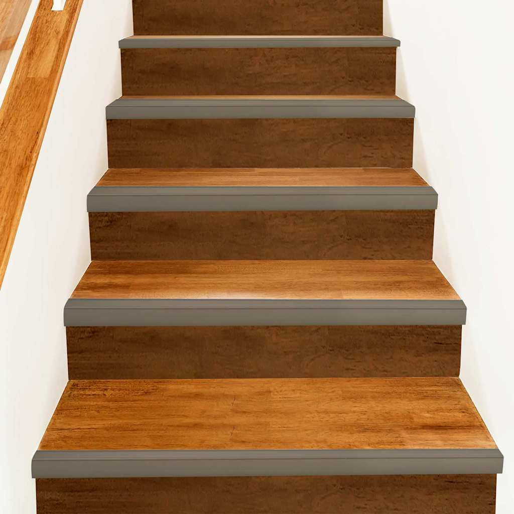 Profili za rubove stepenica 10 pcs Šampanjca 67 x 3.5 x 3 cm