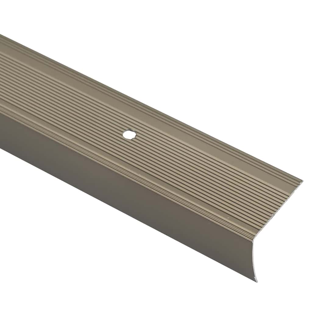 Profili za rubove stepenica 10 pcs Šampanjca 67 x 3 x 2 cm