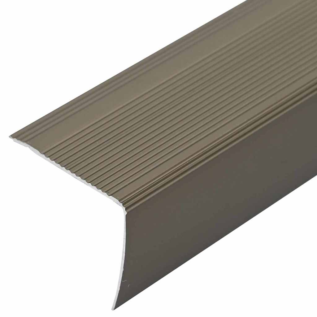 Profili za rubove stepenica 10 pcs Šampanjca 67 x 3 x 2 cm