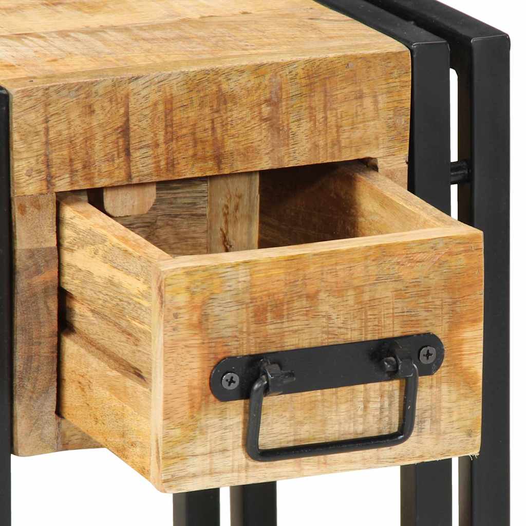 Noćni ormar 2 pcs Smeđa 30 x 30 x 40 cm Čvrsto drvo manga