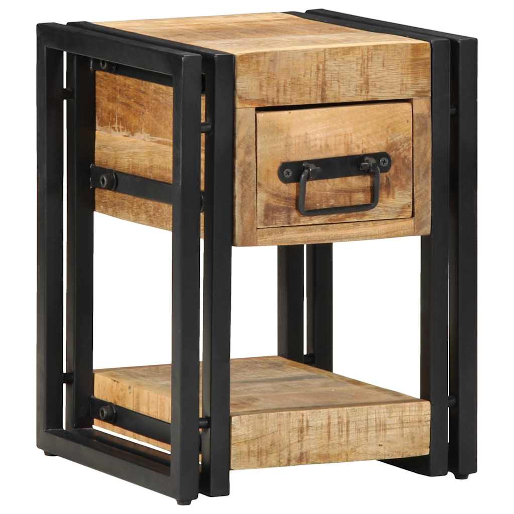 Noćni ormar 2 pcs Smeđa 30 x 30 x 40 cm Čvrsto drvo manga