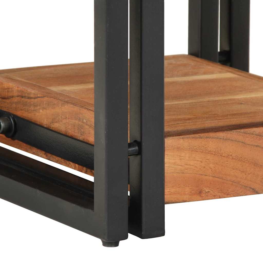 Noćni ormar 2 pcs Smeđa 30 x 30 x 40 cm Čvrsto drvo akacije