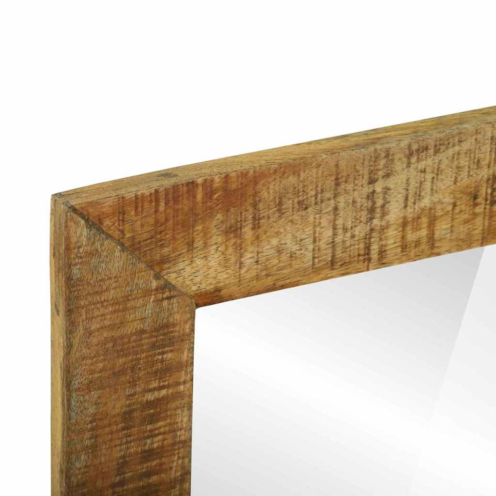 Zrcalo za kupaonicu Smeđa 50 x 22 x 70 cm Čvrsto drvo manga