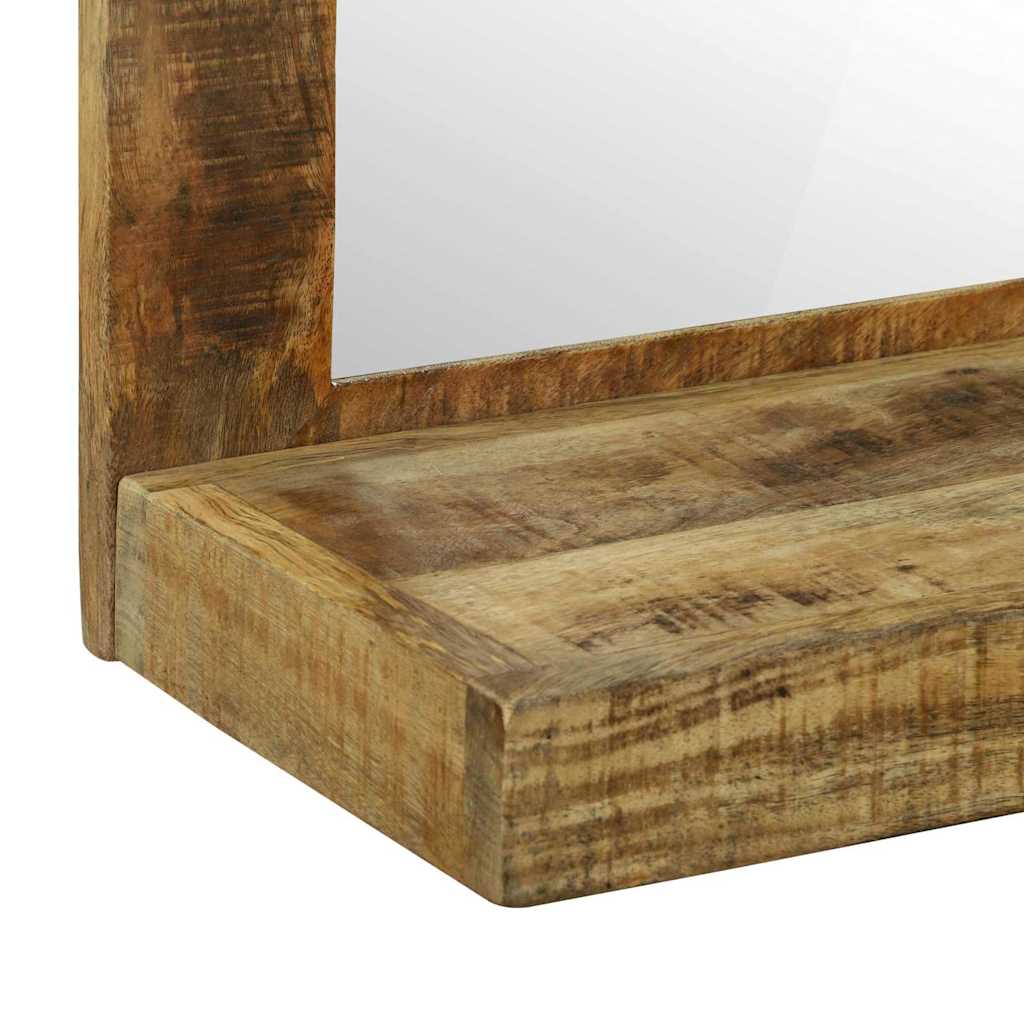 Zrcalo za kupaonicu Smeđa 50 x 22 x 70 cm Čvrsto drvo manga