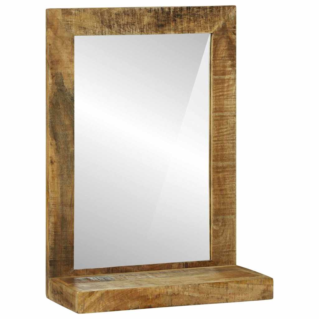 Zrcalo za kupaonicu Smeđa 50 x 22 x 70 cm Čvrsto drvo manga