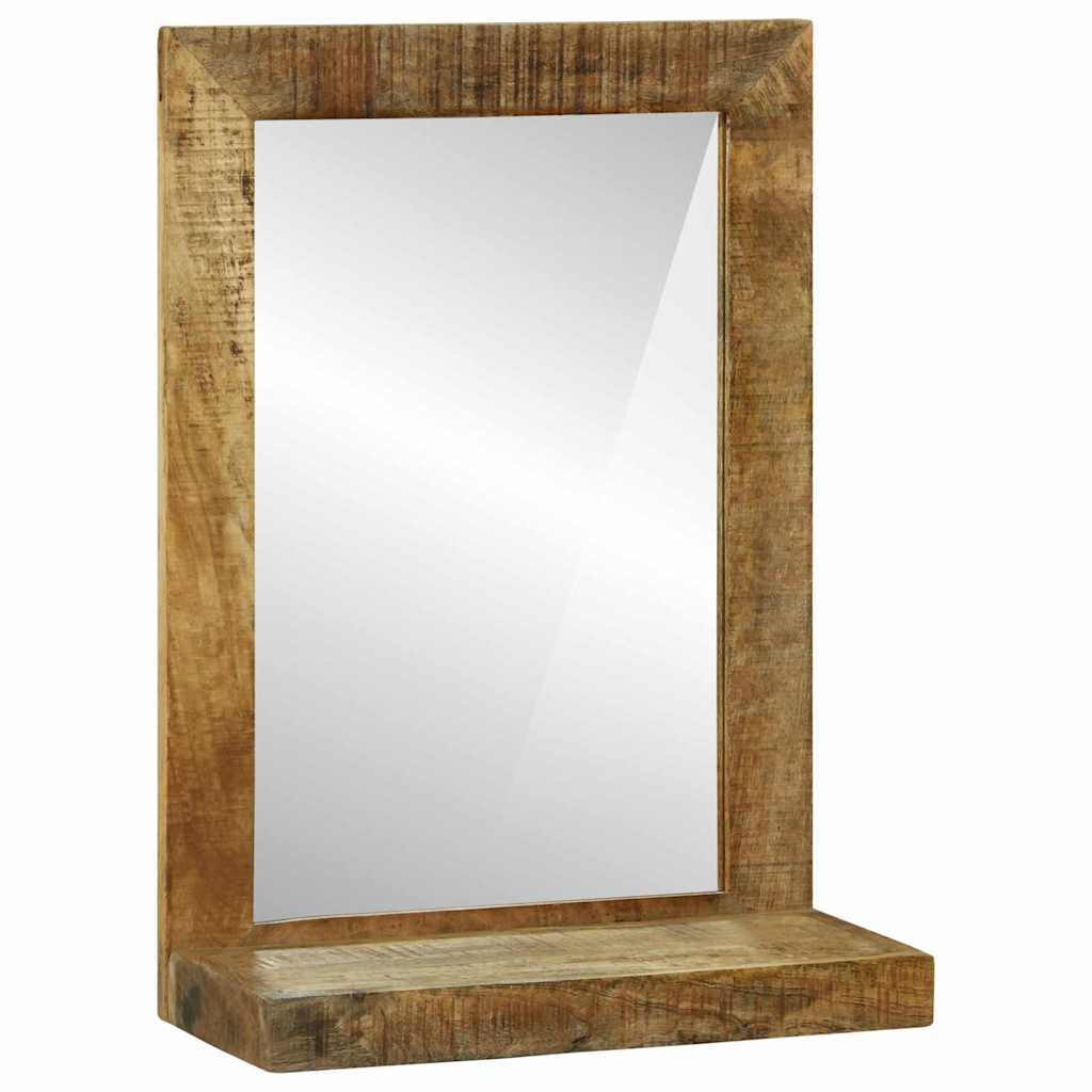 Zrcalo za kupaonicu Smeđa 50 x 22 x 70 cm Čvrsto drvo manga