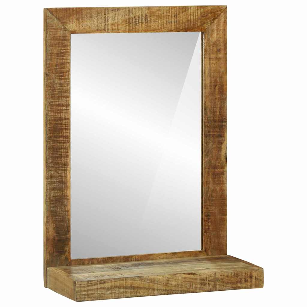 Zrcalo za kupaonicu Smeđa 50 x 22 x 70 cm Čvrsto drvo manga