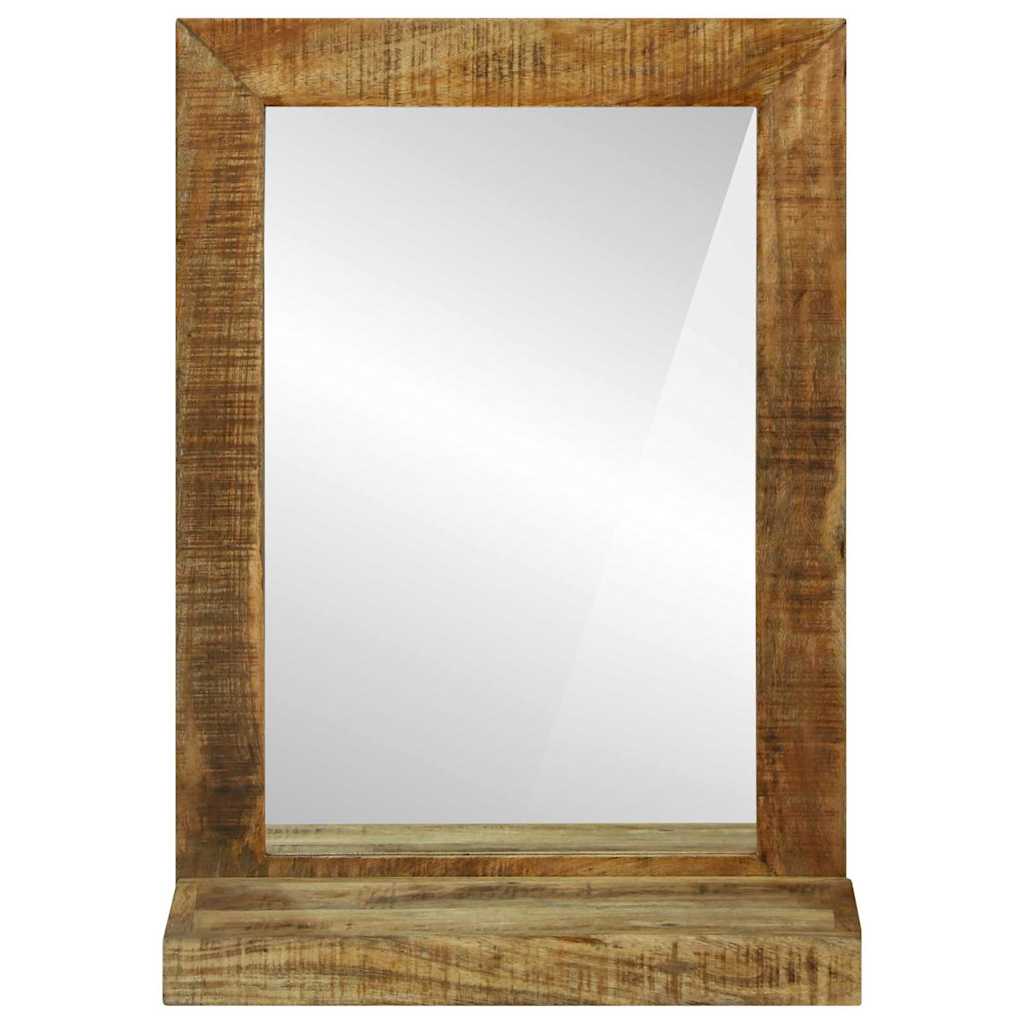 Zrcalo za kupaonicu Smeđa 50 x 22 x 70 cm Čvrsto drvo manga