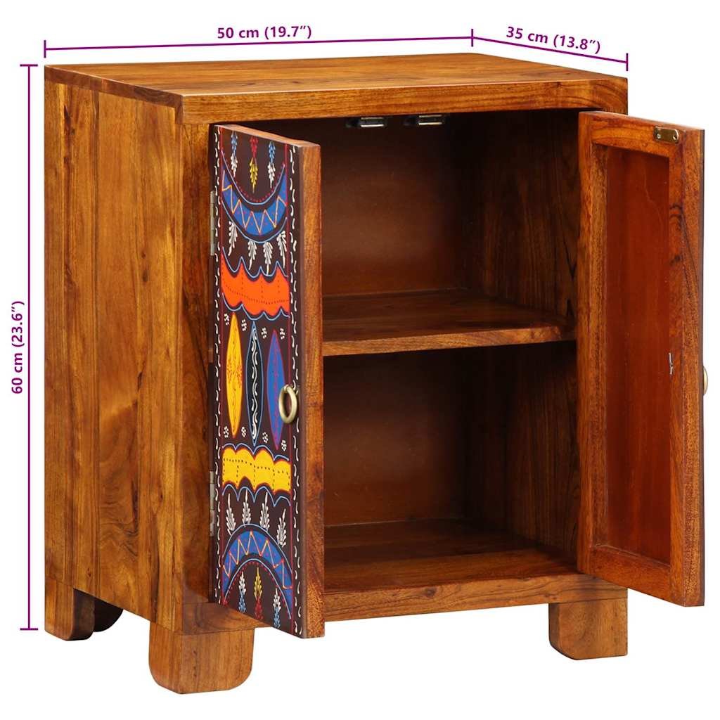 Komoda Višebojna 50x35x60 puno drvo bagrem
