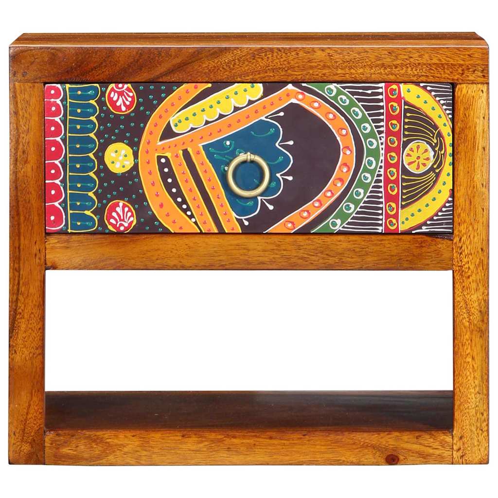 Noćni ormar 2 pcs Smeđa 40 x 35 x 35 cm Čvrsto drvo akacije
