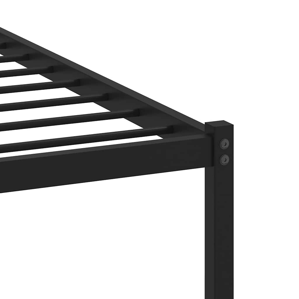 Metalni okvir kreveta bez madraca boja hrasta 150 x 200 cm