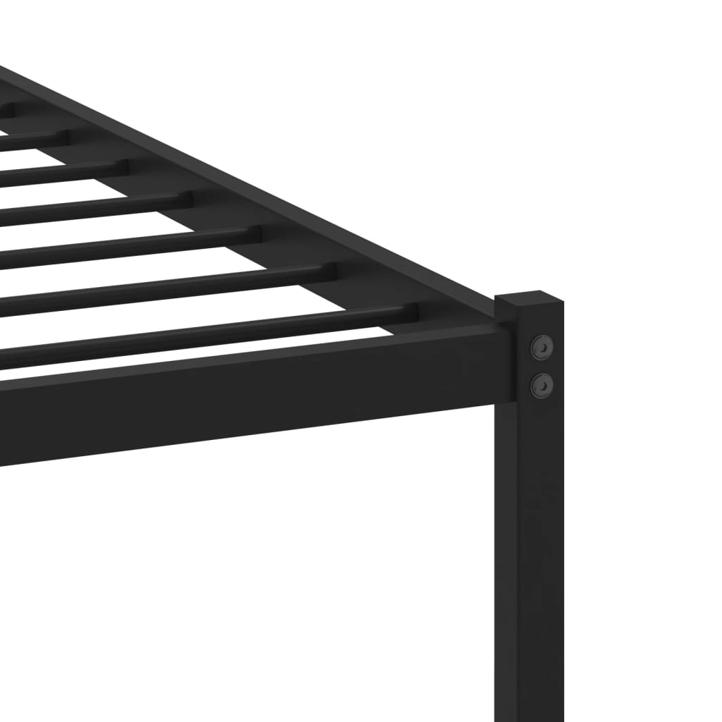 Metalni okvir kreveta bez madraca boja hrasta 160x200 cm