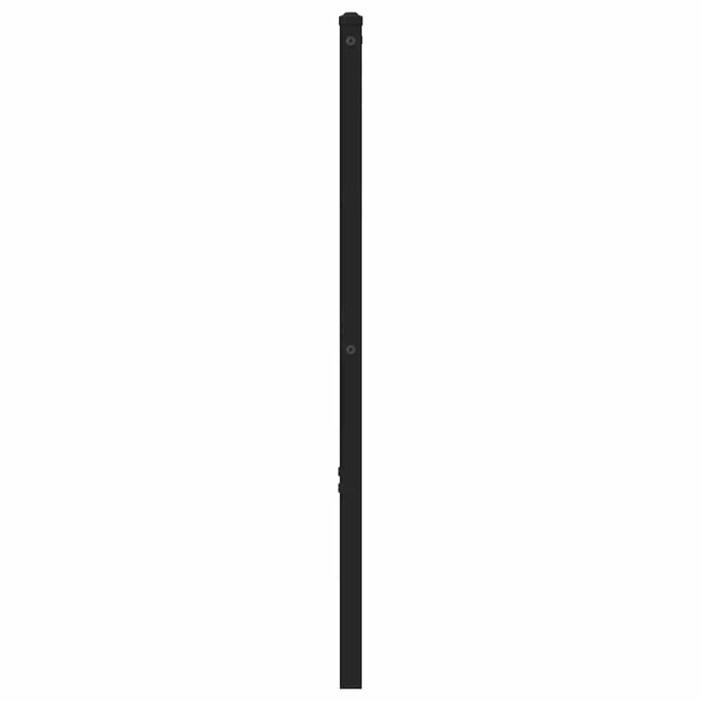 Zamjensko uzglavlje dimljena boja hrasta 80 cm željezo konstruirano drvo