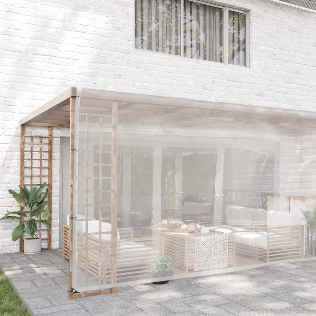 Prozirna cerada s ušicama 6x12 m polietilen