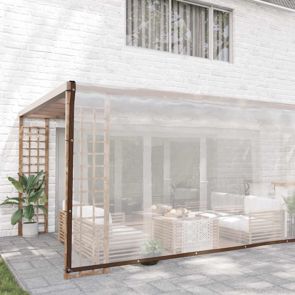 Prozirna cerada s ušicama 5x12 m polietilen