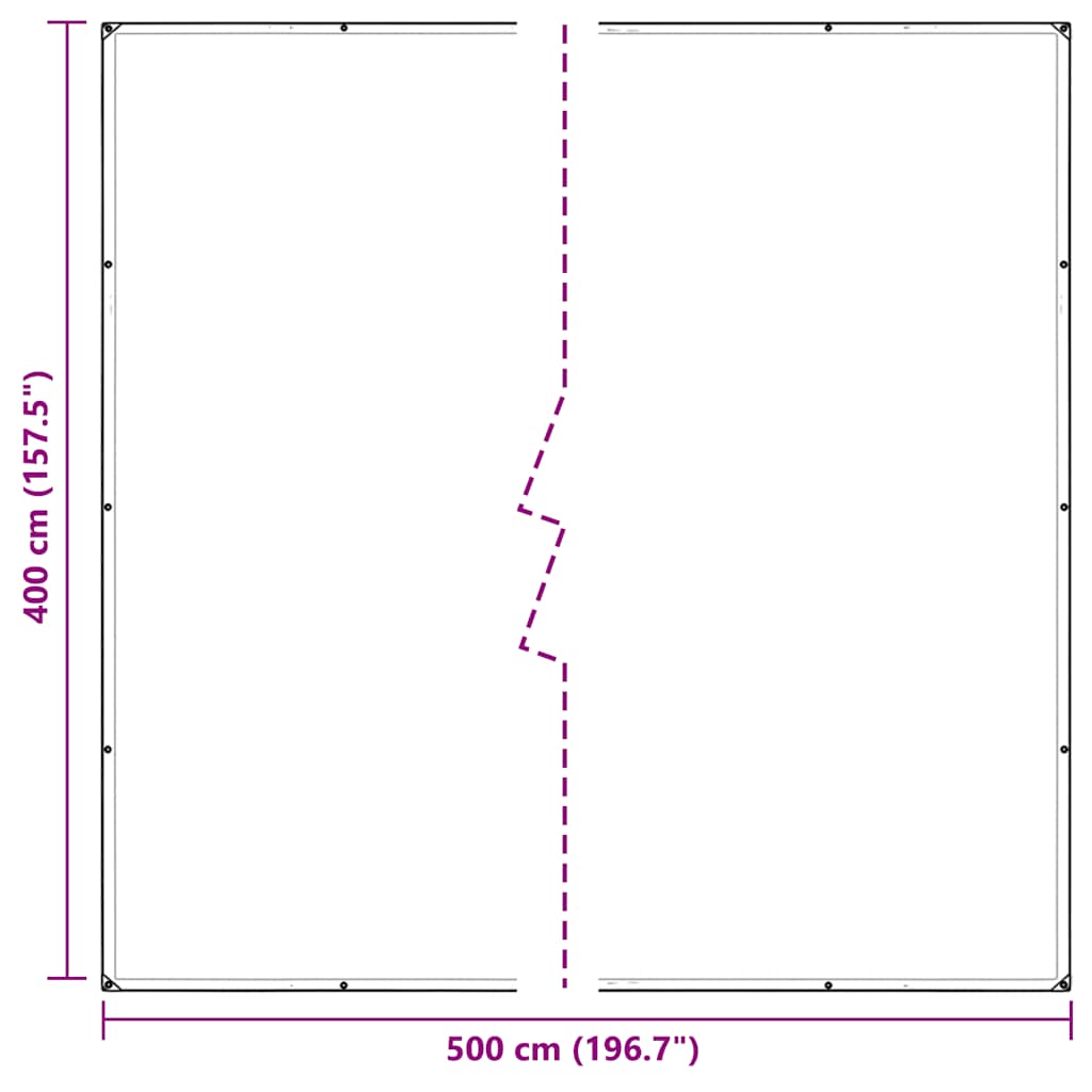 Prozirna cerada s ušicama 4x5 m PVC