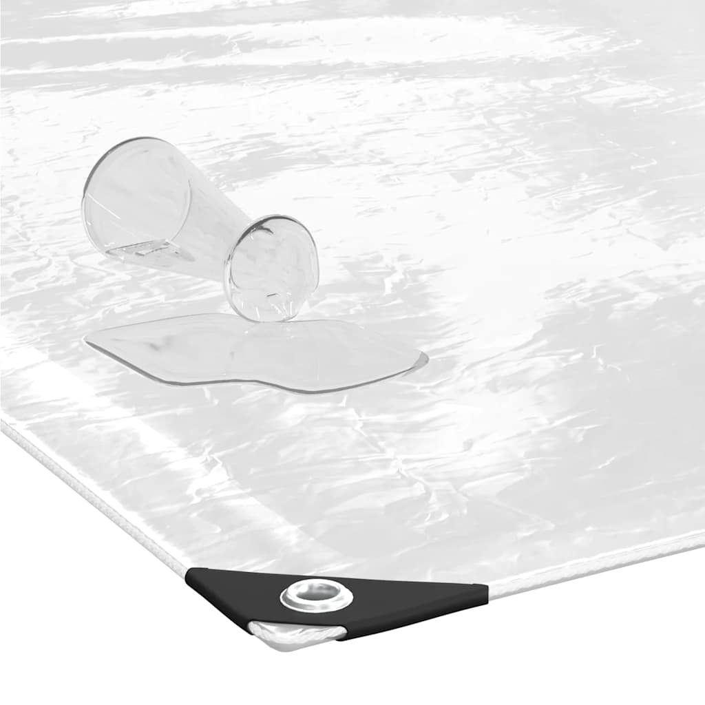 Prozirna cerada s ušicama 4x10 m PVC
