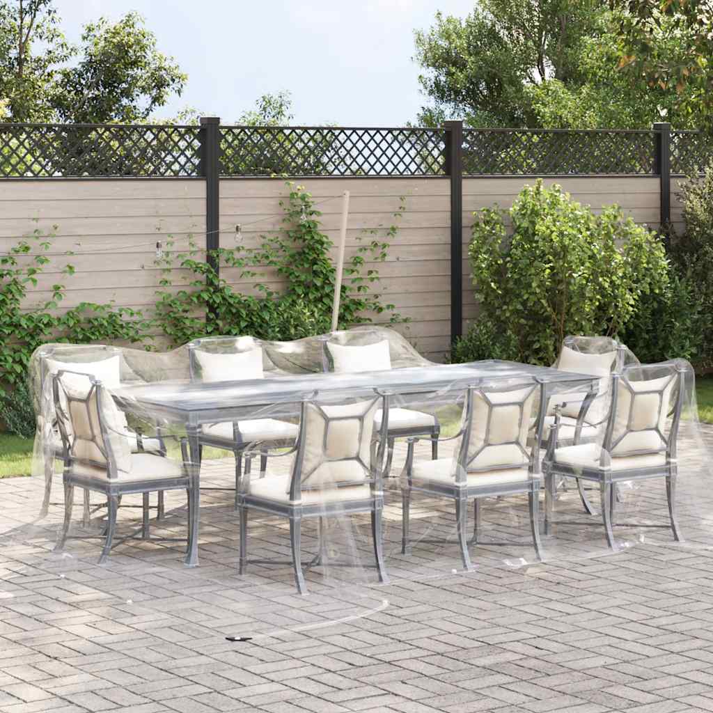 Prozirna cerada s ušicama 5x5 m PVC