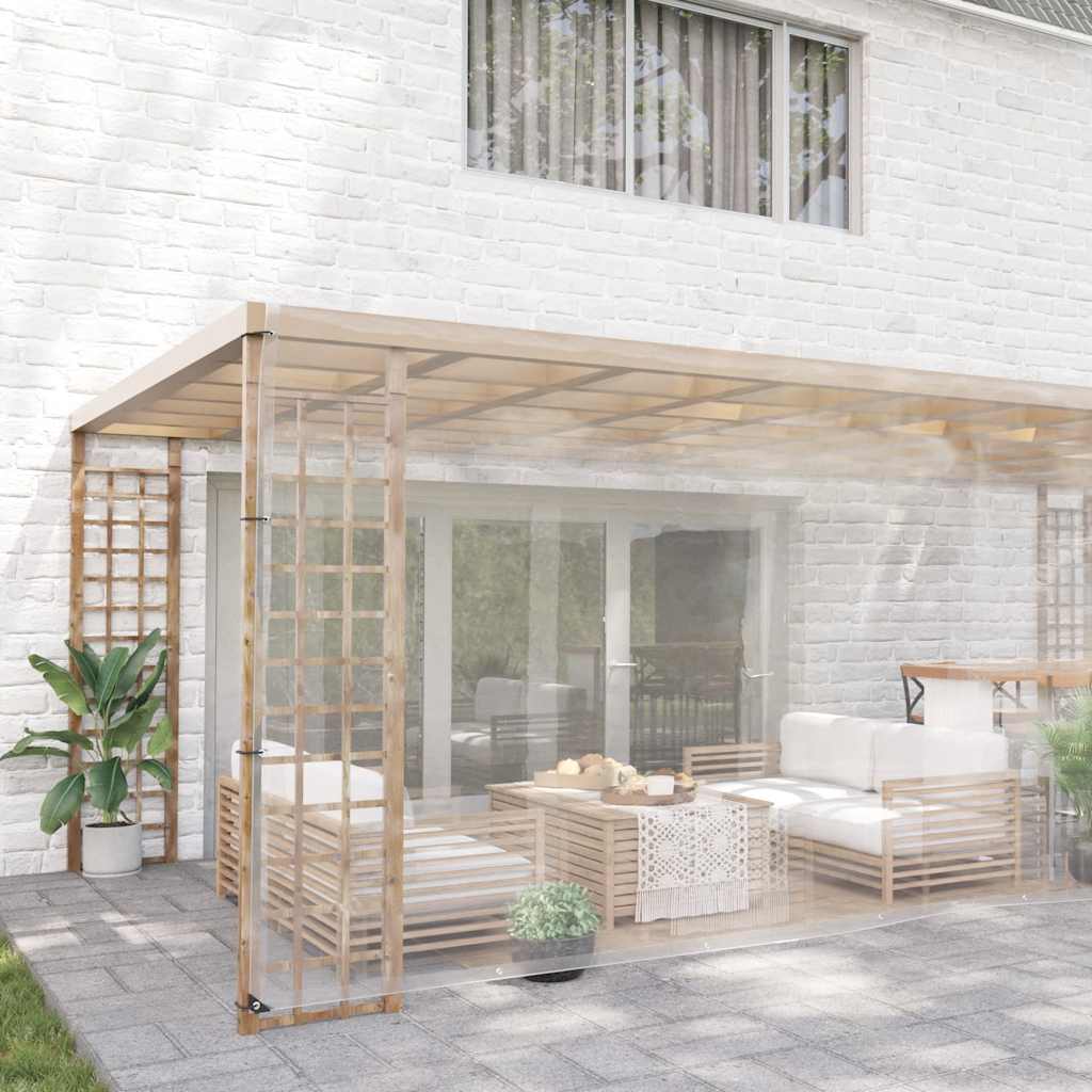 Prozirna cerada s ušicama 5x8 m PVC