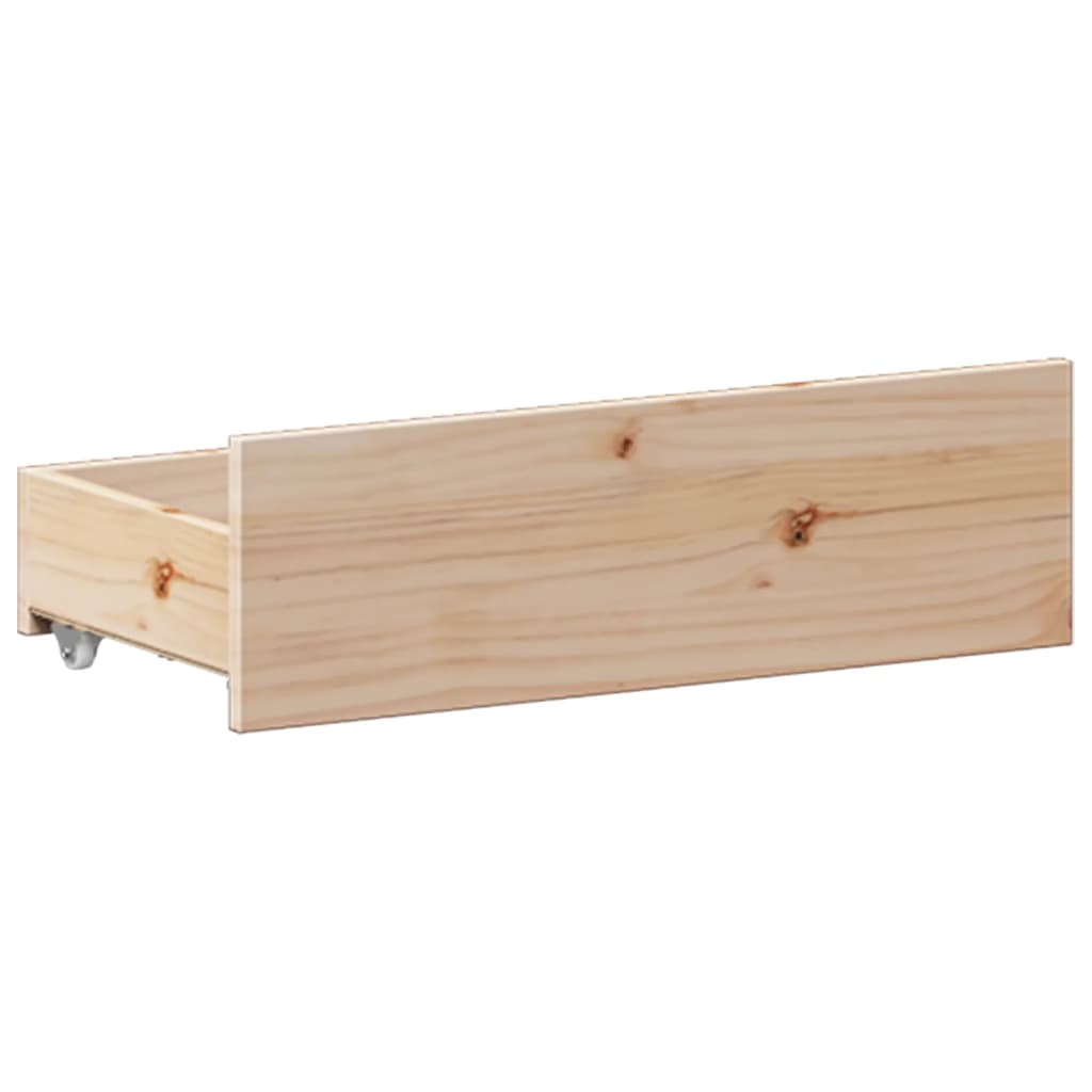 Krevet s regalom za knjige bez madraca 140x190 cm od borovine