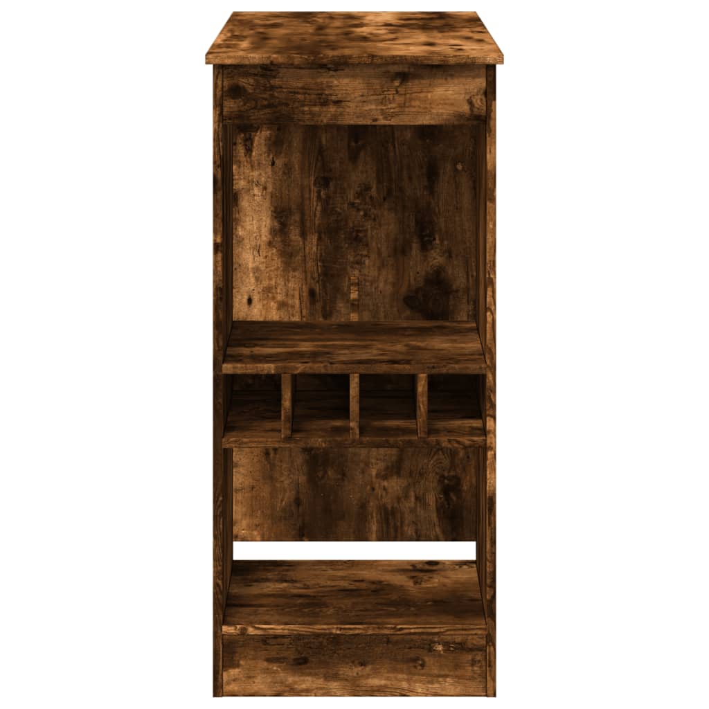 Barski stol s držačima boja hrasta 90x47,5x103,5 cm drveni