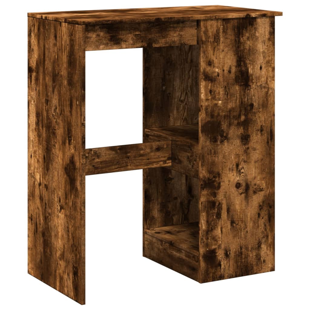 Barski stol s držačima boja hrasta 90x47,5x103,5 cm drveni