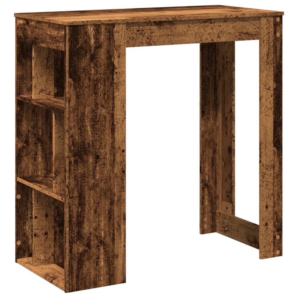 Barski stol s stalcima boja staro drvo 102x50x103,5 cm drveni