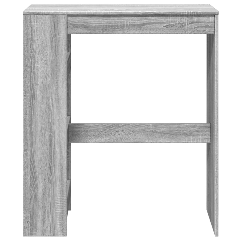 Barski stol s držačima boja hrasta 90x40x103,5 cm drveni