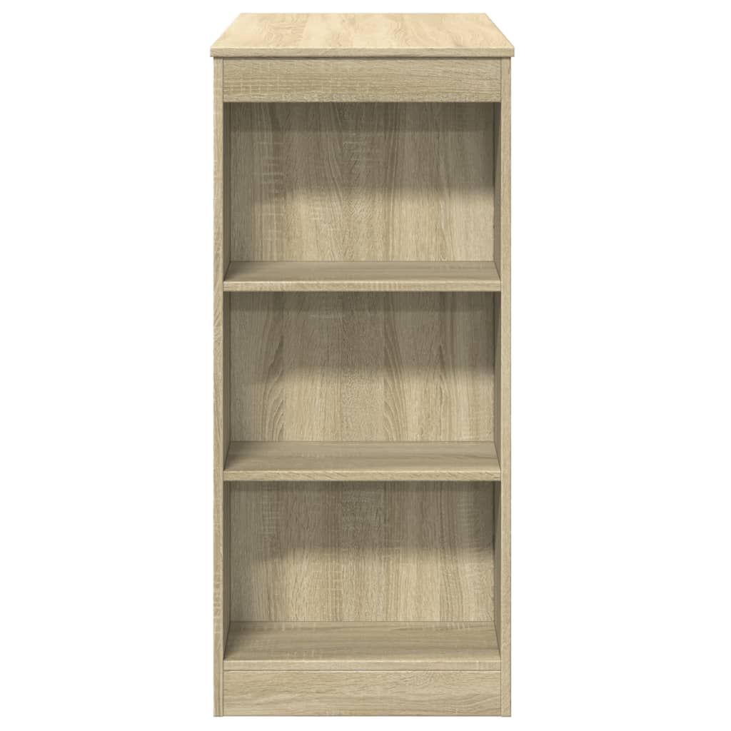 Barski stol s držačima boja hrasta 95x47x103,5 cm drveni