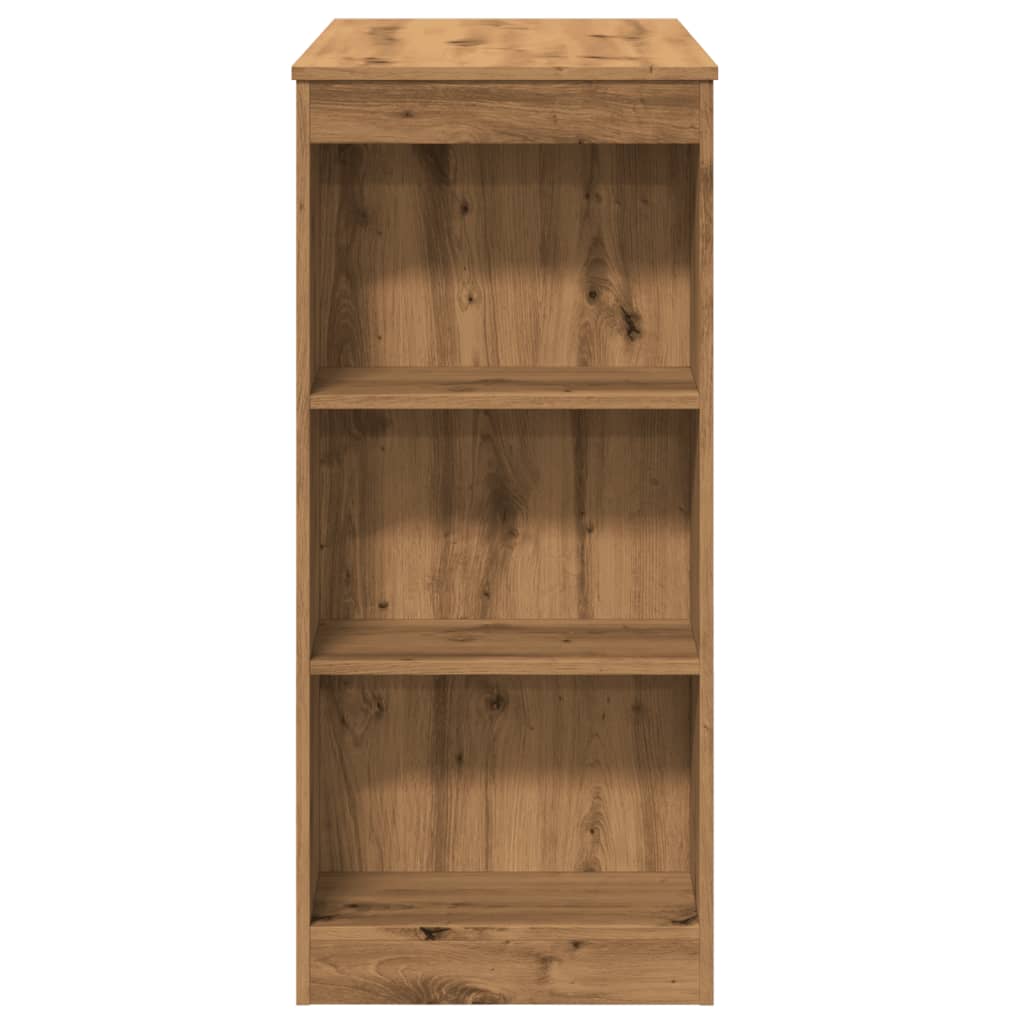 Barski stol s držačima boja hrasta 95x47x103,5 cm drveni