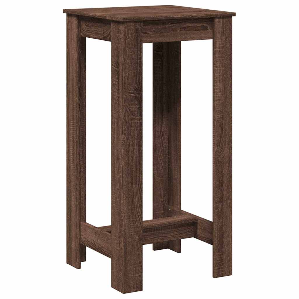 Barski stol smeđa boja hrasta 51x50x103,5 cm konstruirano drvo