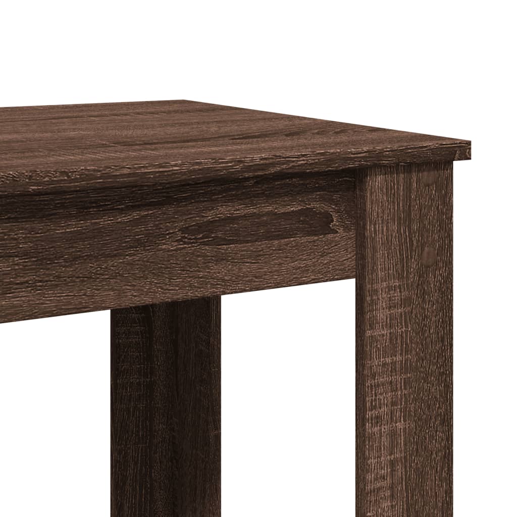 Barski stol smeđa boja hrasta 51x50x103,5 cm konstruirano drvo