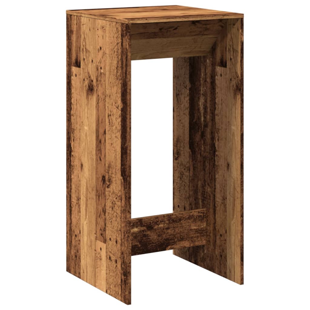 Barski stol boja staro drvo 51x50x103,5cm od konstruiranog drva