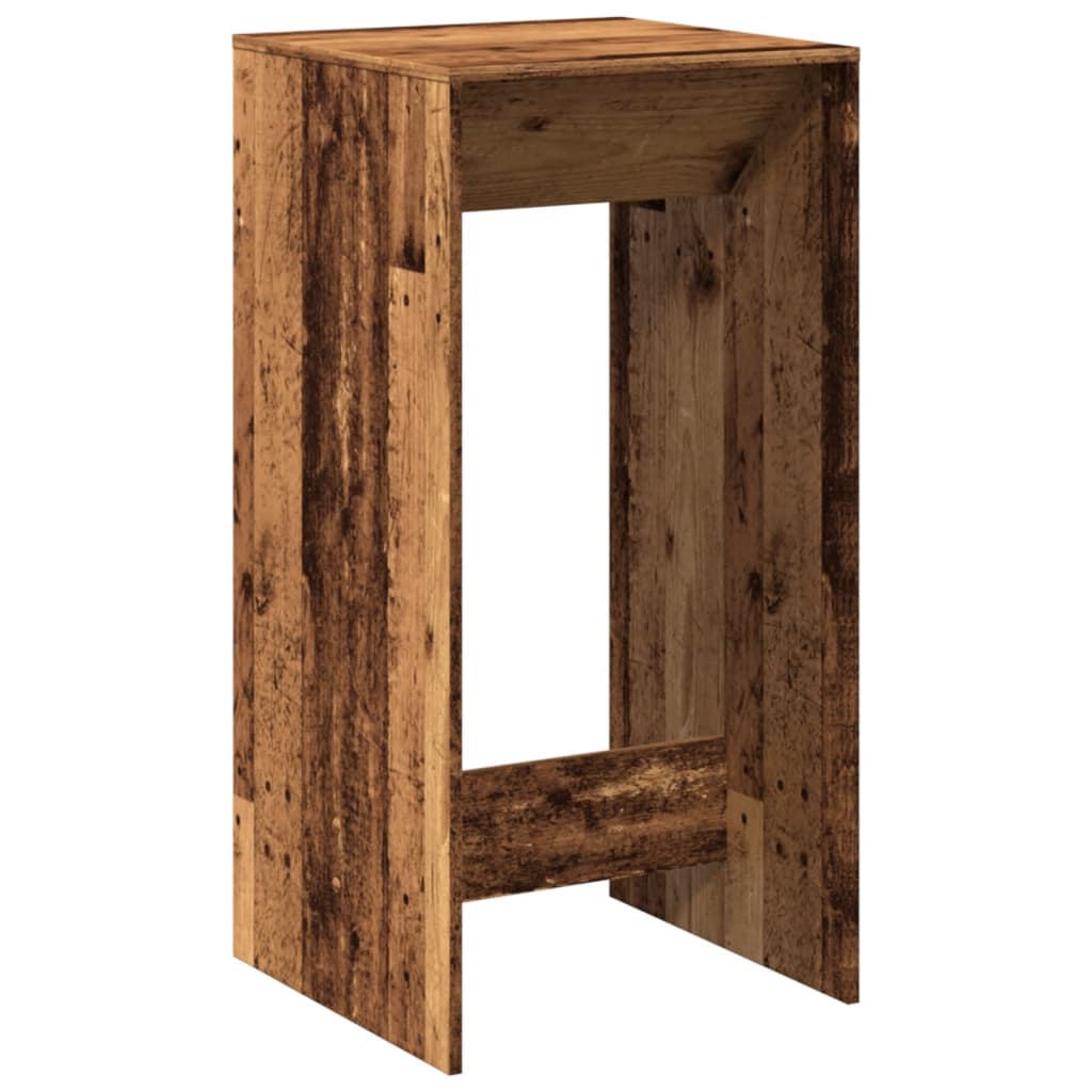 Barski stol boja staro drvo 51x50x103,5cm od konstruiranog drva